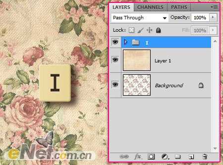 ‘Photoshop设计制作花卉拼字版文字效果‘