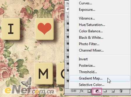 ‘Photoshop设计制作花卉拼字版文字效果‘