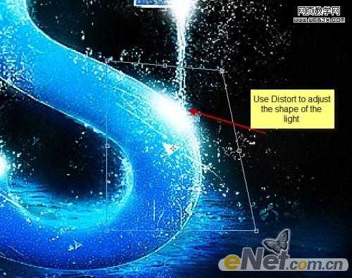 ‘Photoshop设计制作出水四处溅落的文字特效‘
