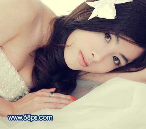 ‘用photoshop给美女加上淡淡的彩妆的方法‘