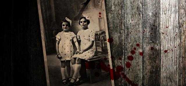 ‘用PS合成一张沾有血迹的恐怖古老照片效果‘