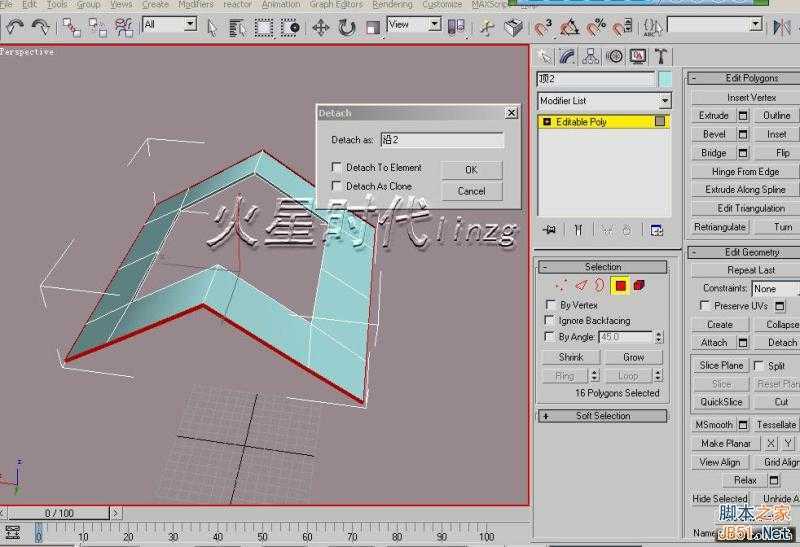 3DSMAX打造别墅模型 脚本之家 3DSMAX建模教程