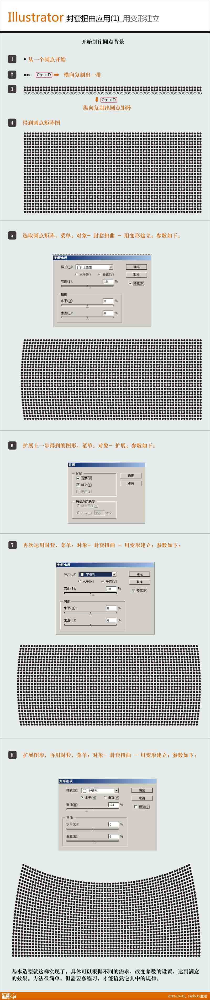 AI封套扭曲工具制作超炫海报招贴画 脚本之家 AI实例教程
