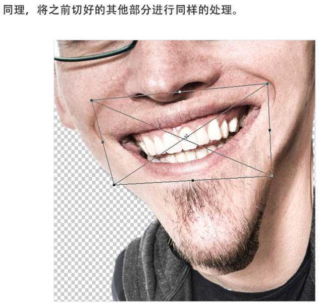 ‘PS利用变形液化工具将人像转为搞笑漫画特效‘