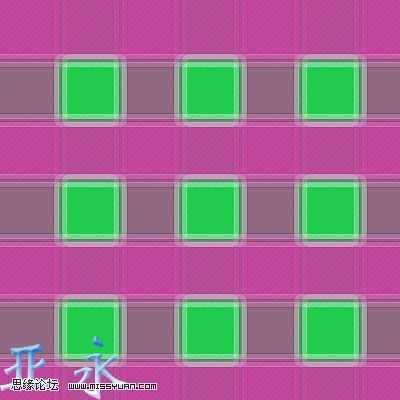 ‘ps下利用滤镜制作简单的彩色格子背景‘