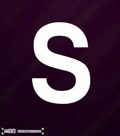 ‘photoshop利用画笔及变形工具手绘制作漂亮的紫色火焰字‘