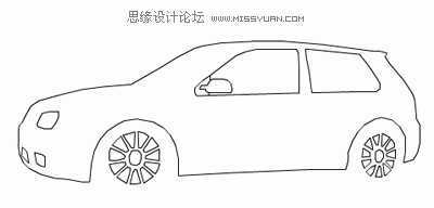 Flash制作汽车线条逐渐显示动画,PS教程,思缘教程网