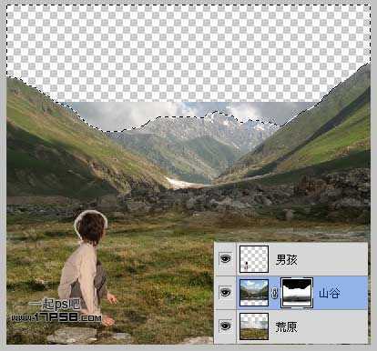‘photoshop合成奇幻的飞龙谷‘