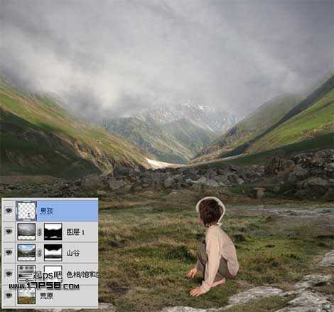 ‘photoshop合成奇幻的飞龙谷‘