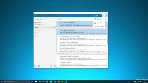Win10新版邮件和日历应用图赏：漂亮使用