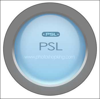 蓝色高光按钮 一起ps吧 ps教程