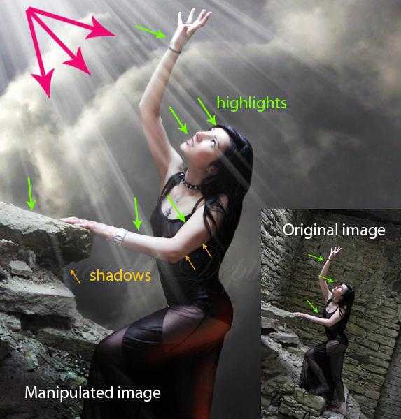 ‘Ps照片处理光线和阴影的技巧方法‘