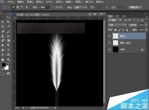 ‘ps制作漂亮的七彩羽毛扇gif动画‘
