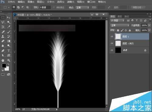 ‘ps制作漂亮的七彩羽毛扇gif动画‘