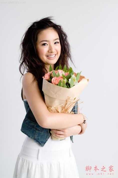 ‘教你如何用PS把林依晨的照片变成手绘画效果‘