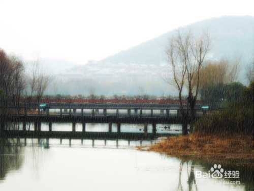 ‘Photoshop打造逼真的下雨效果教程‘