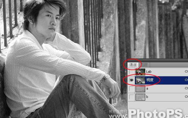 ‘photoshop下将数码照片调亮的方法‘