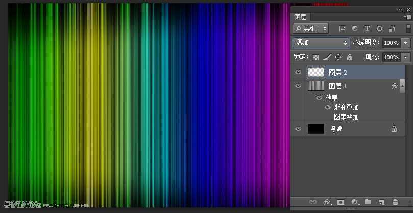 ‘Photoshop设计绚丽多彩的电商海报渐变背景图‘