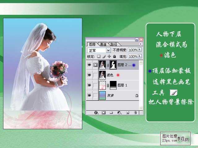 ‘Photoshop打造唯美的艺术婚片‘