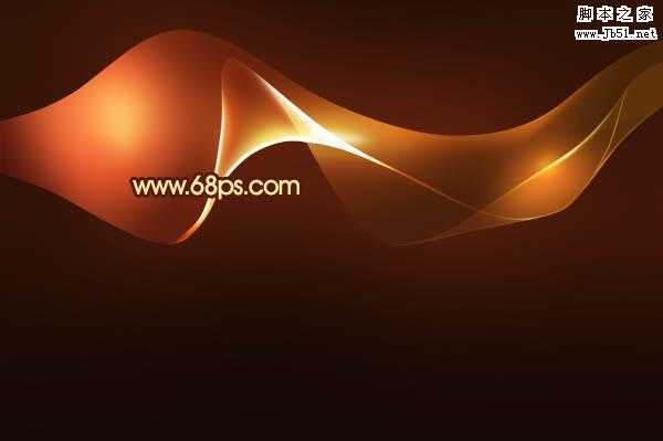 ‘Photoshop打造出一条漂亮如丝带的红色叠加光束‘