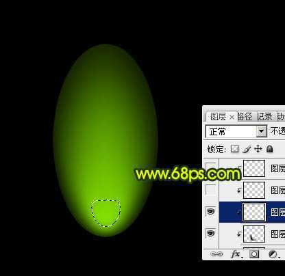 ‘Photoshop制作出奇幻有层次感的绿色荧光花朵‘