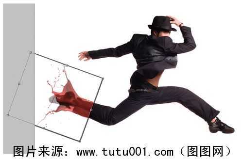 ‘Photoshop人物泼墨特效合成教程‘