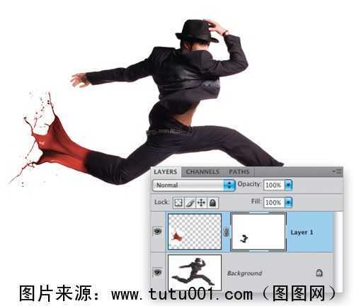 ‘Photoshop人物泼墨特效合成教程‘