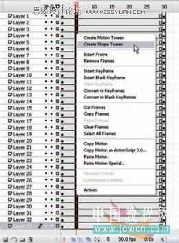 Flash cs3实例教程：简单实现传统数字动画,PS教程,思缘教程网