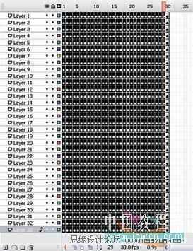 Flash cs3实例教程：简单实现传统数字动画,PS教程,思缘教程网