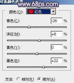 ‘Photoshop将外景人物图片调成柔和的古典暗调青紫色‘