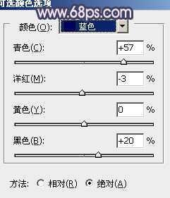 ‘Photoshop将外景人物图片调成柔和的古典暗调青紫色‘