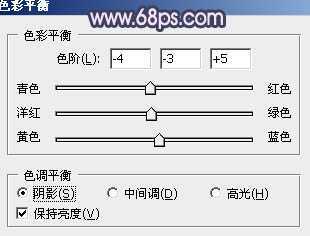 ‘Photoshop将外景人物图片调成柔和的古典暗调青紫色‘