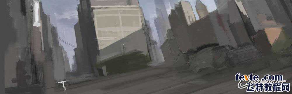 painter绘制失落的城市 脚本之家 painter教程