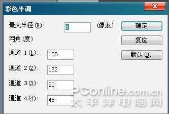 photoshop CS3滤镜制作印刷效果