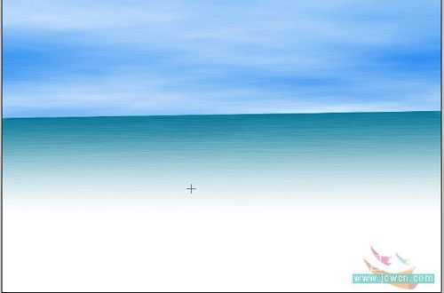 Photoshop绘制天空,海水,海浪及沙滩美丽景色