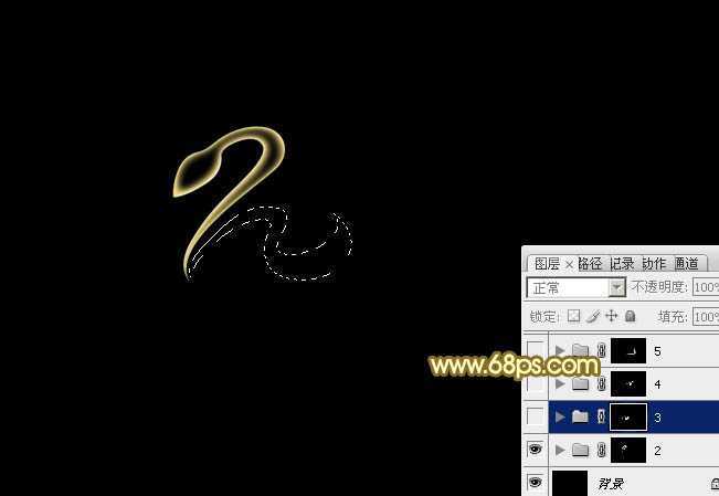 ‘Photoshop设计制作漂亮的2013蛇年彩色霓虹字‘