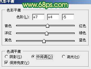 ‘Photoshop将外景人物图片调成清爽的青绿色‘