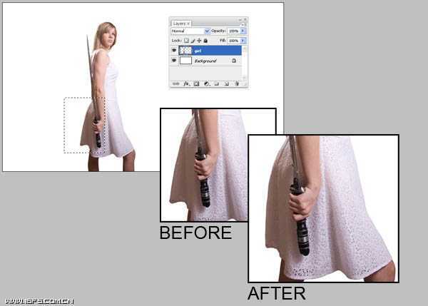 ‘photoshop合成超酷飘逸的欧洲中世纪女战士效果‘
