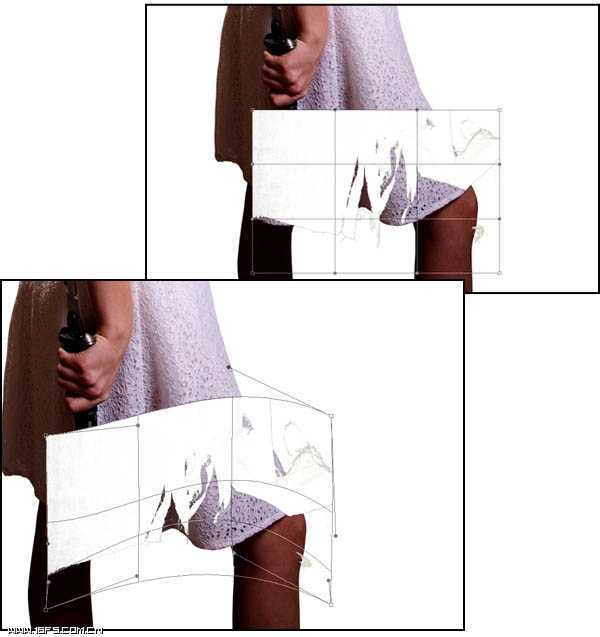 ‘photoshop合成超酷飘逸的欧洲中世纪女战士效果‘