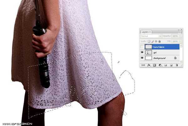‘photoshop合成超酷飘逸的欧洲中世纪女战士效果‘