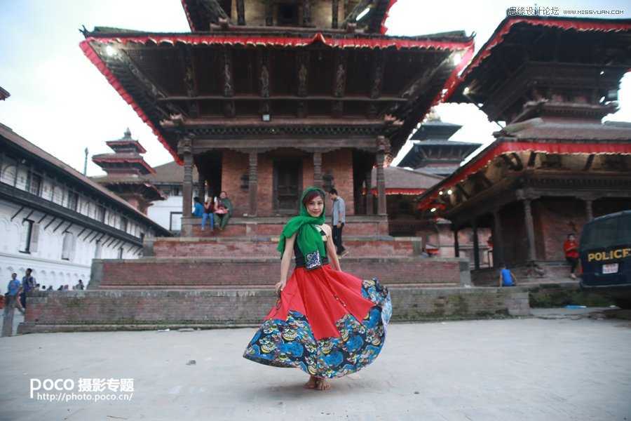 ‘PS将不出彩的旅游照片做后期处理‘