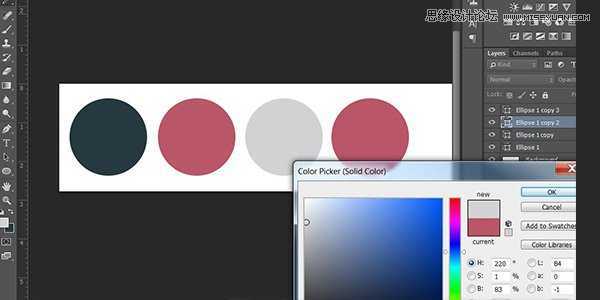 ‘Photoshop巧用照片去色创建色板教程
