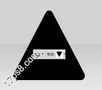 ‘photoshop打造出三维立体三角形图标‘