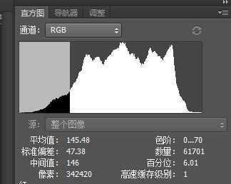 ‘教你用PS直方图如何判断一张照片的曝光是否完全准确？‘