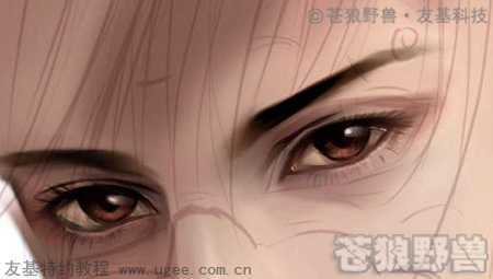 painter绘制武侠故事中的世外高人插画 脚本之家 PAINTER教程