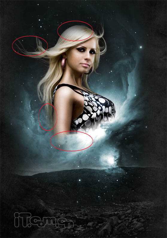 ‘photoshop合成科幻的仿真机器人海报‘