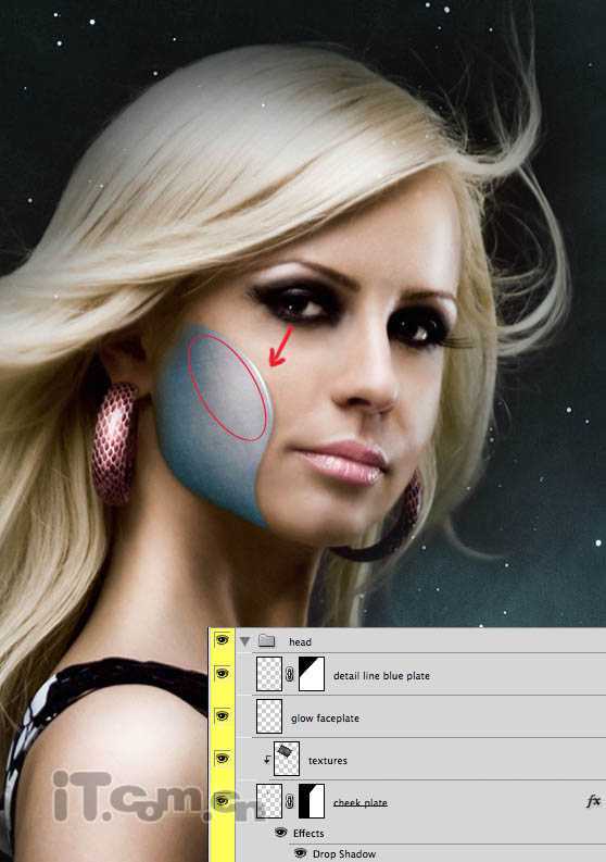 ‘photoshop合成科幻的仿真机器人海报‘