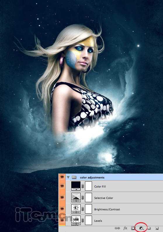 ‘photoshop合成科幻的仿真机器人海报‘