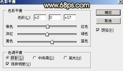 ‘Photoshop调制出秋季冷褐色草原人物图片‘