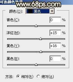 ‘Photoshop调制出秋季冷褐色草原人物图片‘